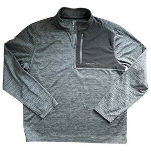 ✨ 3 for $18 ✨ G.H. Bass Co. Quarter-zip Navy Gray Pullover Men's Medium